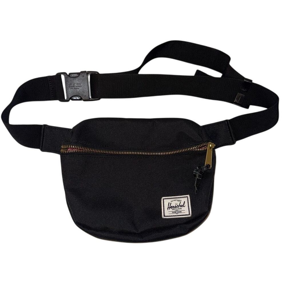 HERSCHEL SUPPLY COMPANY Classic Adjustable Black Waist Pack Belt Bag Fanny Pack